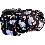 Glenndarcy Weibliche Hundewindeln - Wasserdichtes Stoff (Size Small Pants & 2 Washable Pads, Unicorns