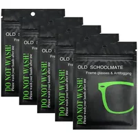 Antibeschlag Brillentuch, 5 Stück Nano Anti-Beschlag Brillenputztuch Wiederverwendbares Brillenreinigungstücher Wildleder Defogger Microfasertuch für Brillen Schwimmbrillen Fensterglas,14.7cmx14.7cm