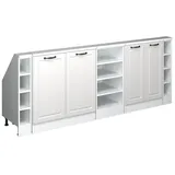 Vicco Dachschrägenschrank-Set Rion 210 x 83,8 x 46 cm Weiß