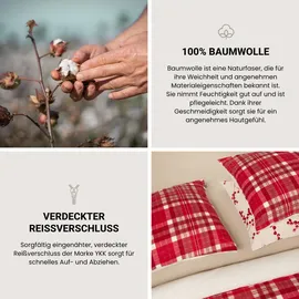 SCHIESSER Rowan Feinbiber Creme 135 x 200 cm + 80 x 80 cm