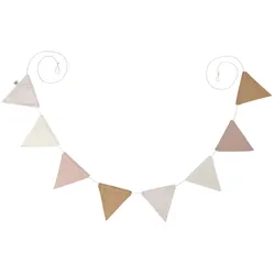 Sebra - Wimpel-Girlande, doppelseitig, L 250 cm, birchbark rose