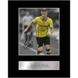 Iconic pics - Signiertes Foto von Marco Reus, Borussia Dortmund - Fotografie - Wanddekoration, Geschenk - Wohnzimmer