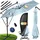 Kesser Ampelschirm LED Solar Ø 350 cm Hellblau