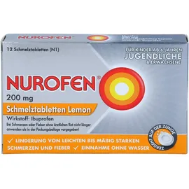 RECKITT Nurofen 200 mg Schmelztabletten Lemon 12 St.