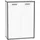 Forte Keflav Kommode 84,5 x 115,1 x 41,5 cm Weiß