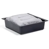 PIG® Pillow-In-A-Pan Wanne - Saugkissen in Auffangwanne - absorbiert 45,6 l/VE - VE 12 Wannen, 24 Kissen - Preis per VE