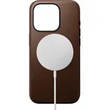 Nomad Modern Leather Case brown iPhone 15 Pro