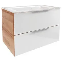 Fackelmann B.brillant Waschplatz mit Gussmarmorbecken.. - Badmöbel