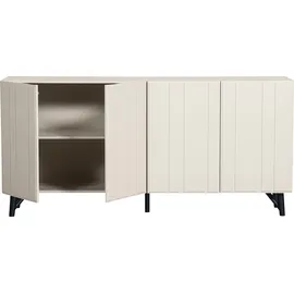 Woood Sideboard »Miller«, Kommode mit klaren Linien, Breite 181 cm weiß