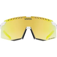 Uvex Pace Stage CV white matt - Mirror yellow