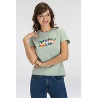 Levi's The Perfect Kurzarm-T-Shirt Coloring Book Poppy XS