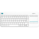 Logitech K400 Plus Wireless Touch Keyboard DE weiß