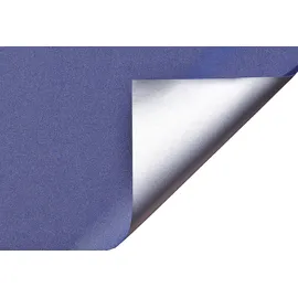 LIEDECO Verdunklungs-Klemmfix-Rollo blau