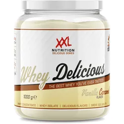 Whey Delicious Protein Pulver - Vanille Karamell - 1000 Gramm - XXL Nutrition