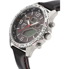 ETT Eco Tech Time Solar Drive Funk World Timer Chronograph EGT-11573-21L Herrenfunkuhr