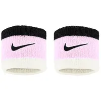 Nike 2er Pack NIKE Swoosh Schweißbänder 641 - pink foam/coconut milk/black