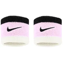 Nike 2er Pack NIKE Swoosh Schweißbänder 641 - pink foam/coconut milk/black