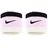 Nike 2er Pack NIKE Swoosh Schweißbänder 641 - pink foam/coconut milk/black