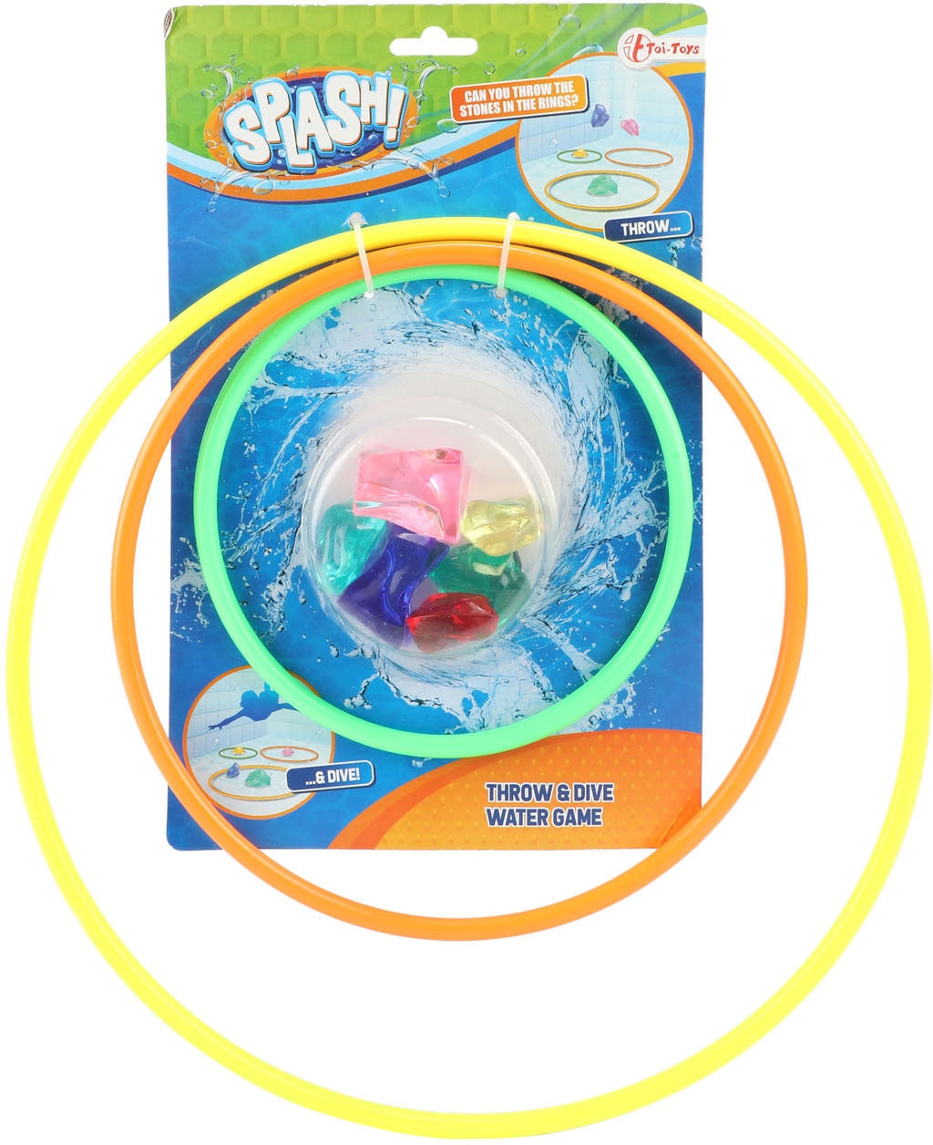 Toi-Toys - SPLASH Ringwurfspiel für Unterwasser Tauchspiel