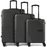 cocoono Larnaka Koffer-Set 3-tlg. schwarz