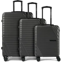 cocoono Larnaka Koffer-Set 3-tlg. schwarz