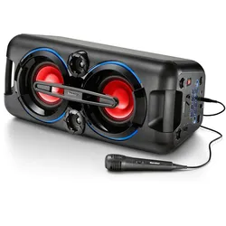 Kärcher Karcher PS 4460 Bluetooth Soundanlage, Radio, LED Lichtshow, Bass Boost Funktion, inkl. Mikrofon