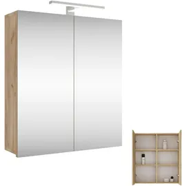 Planetmöbel Merkur 60 cm gold eiche mit Radio