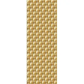 Queence Vinyltapete Leticia 90x300 cm 0,9 m2 gold 34193