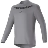 Alpinestars A-dura Rocker Langarm-trikot - Dark Heather Gray - XL