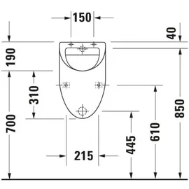 Duravit Fizz (0823350000)