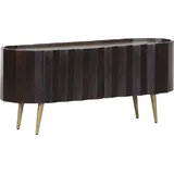 GUTMANN FACTORY Goba Lowboard 115 x 49 x 35 cm Braun Holz, Metall, Massivholz