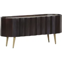 GUTMANN FACTORY Goba Lowboard 115 x 49 x 35 cm Braun Holz, Metall, Massivholz