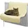 Rosewood Catwalk Katzenbett 2-in-1, Heizkörperliege und freistehend, Plüschbezug, waschbar, 46x32x42cm - Gelb