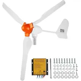 VEVOR 800 W windkraftanlage 12 V Windgenerator 3-Blatt-Windkraftgenerator mit MPPT-Regler einstellbare Windrichtung und 2,5 m/s Startwindgeschwindigkeit geeignet für Zuhause Bauernhof Wohnmobile Boote