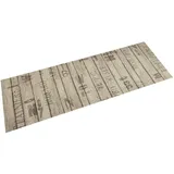 vidaXL Küchenteppich Waschbar Zaun 60x180 cm Samt