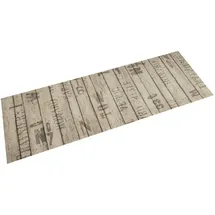 vidaXL Küchenteppich Waschbar Zaun 60x180 cm Samt