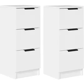 vidaXL Sideboard 30 x 30 x 70 cm Weiß