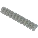 Unitec Lüsterklemme 10 Stück | 12 polig | bis 380 Volt einsetzbar | 1,5-2,5 mm2 | transparent