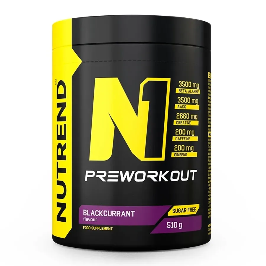 Nutrend  N1 Pre-Workout 510 g tropische Früchte