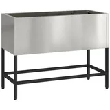 vidaXL Hochbeet 60x26x45 cm Edelstahl