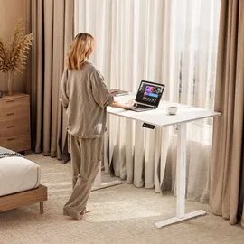 SENSE7 NOJO Schreibtisch 140 cmx70 cm, Weiß