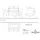 Villeroy & Boch Collaro Waschtischunterschrank C08000AA 80x54,8x50cm, Waschtisch mittig, White oak