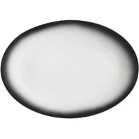 Maxwell & Williams Caviar Granite Platte oval, 35 x 25 cm, Premium-Keramik,