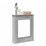 vidaXL Kaminumrandung Grau Sonoma 75x20x87,5 Cm Holzwerkstoff Vidaxl