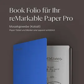 reMarkable BookFolio Pro für reMarkable Paper Pro Blau
