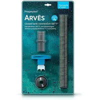 ARVES Anschluss Set mit Dichtungen 1'' basalt