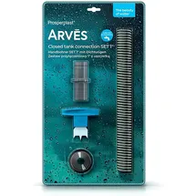 ARVES Anschluss Set mit Dichtungen 1'' basalt