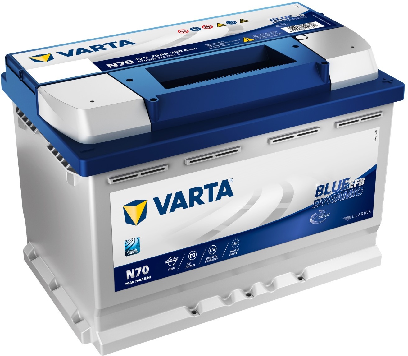 VARTA Starterbatterie BLUE dynamic EFB3.92Lfür