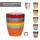 Mambocat Kaffeebecher 0,3 l Mehrfarbig 6 St.