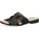 Damen Pantoletten aus Leder Bequem Schwarz 41